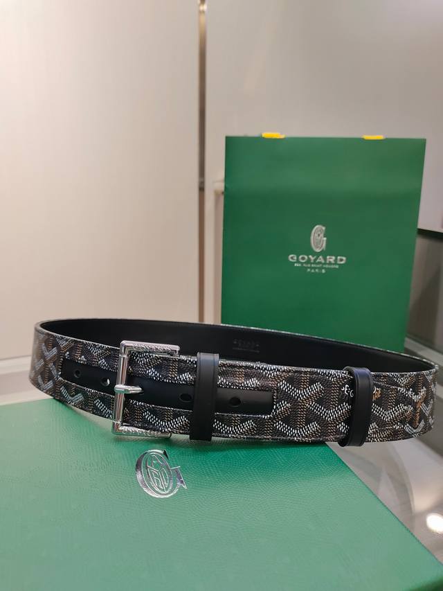 Goyard belts originate from the French luxury brand, with a simple and understat