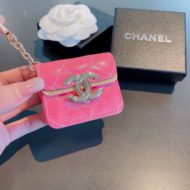 Chanel Black Gold Series Official Website 1:1 Headphone Bag Fashion Mini Crossbo