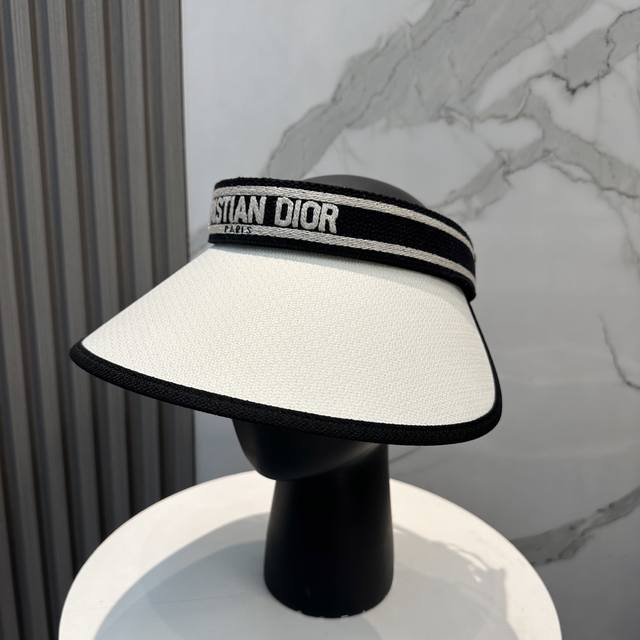 comes with a dust bag, Dior 2025 new hollow hat, a must-have item in summer, be