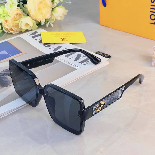 Louis Vuitto*2025 new simple fashion sunglasses versatile trend sunglasses women