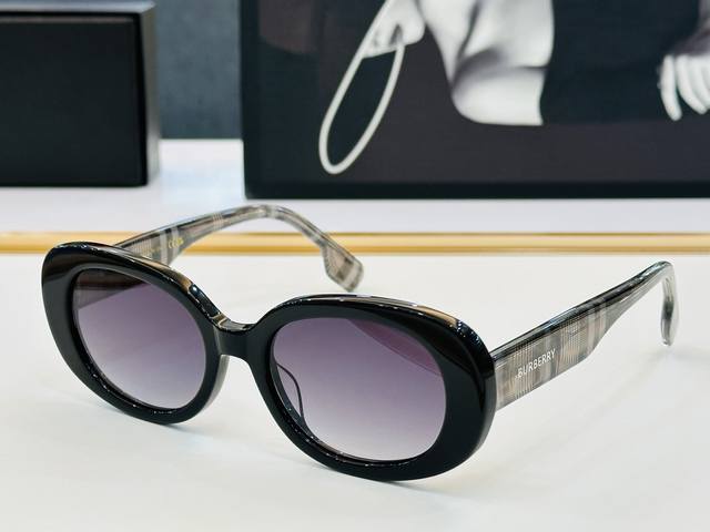 High quality Burberr* Bajia Be4339 Size: 54 mouth 19-145 women's sunglasses Pro