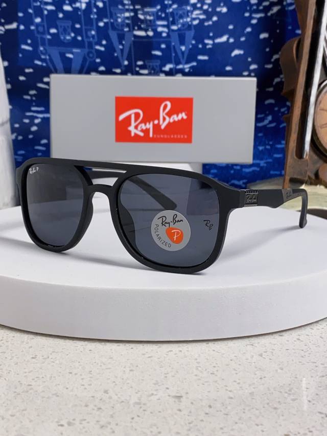 Rayban 2025 new European and American retro double-beam frog mirror large frame