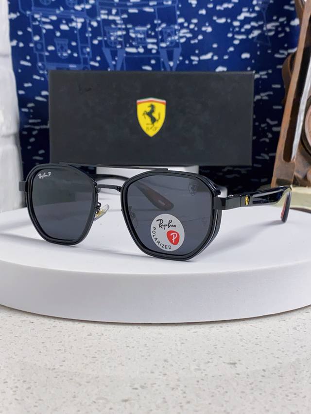 Rayban Ferrari joint 2025 new polarized lens sunglasses sunshade personality dou