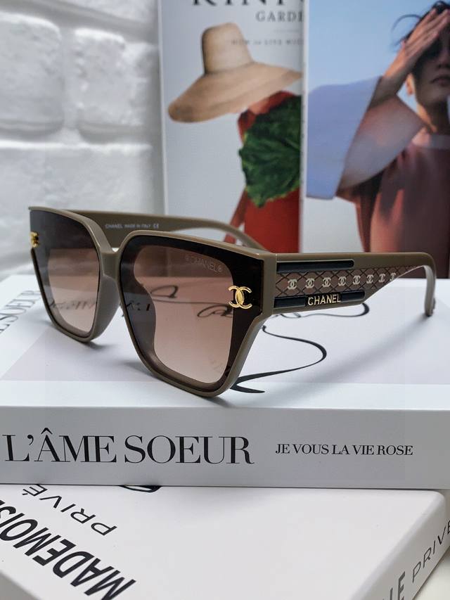 Chanel Chanel 2025 Xiaochan high-definition UV protection sunglasses women's fas