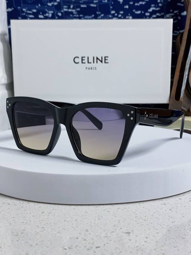 Celine Celine 2025 new square sunglasses for women with round faces Cl40041N fas