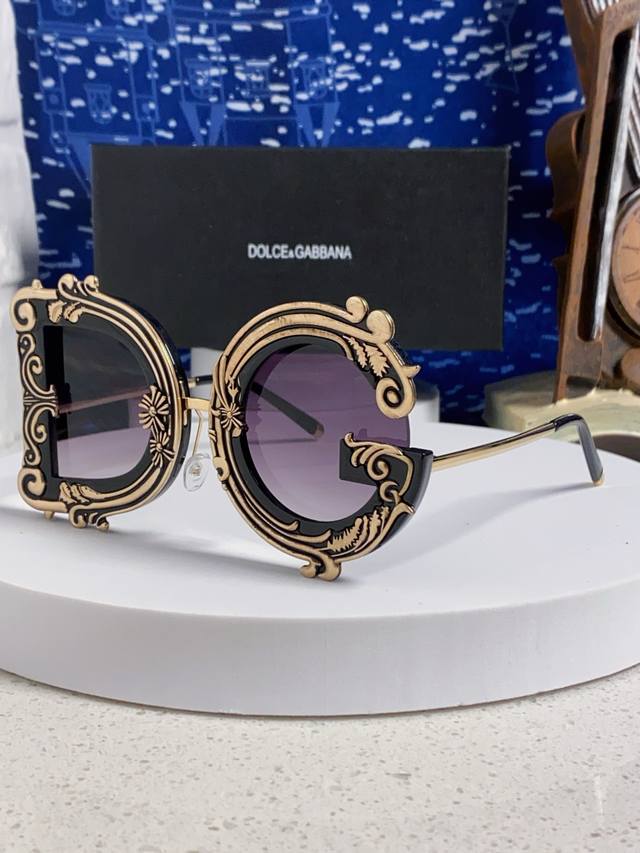 Dolce&Gabbana Dolce & Gabbana 2025 new Dg niche Baroque style sunglasses modern