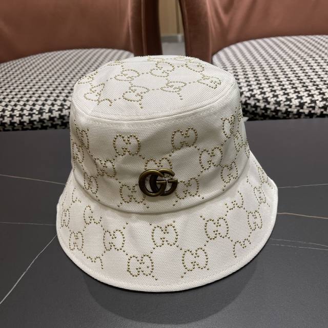 Gucci bucket hat 2025 official website new product Gucci original single quality
