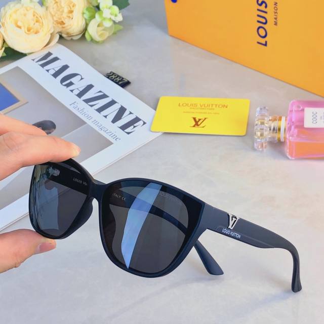 Louis Vuitto*2025 new high-end fashion sunglasses for women, all-match square fa