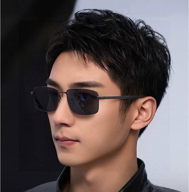 Gucci Men's Colorful Aviator Polarized Sunglasses Material: HD Nylon Thickened C