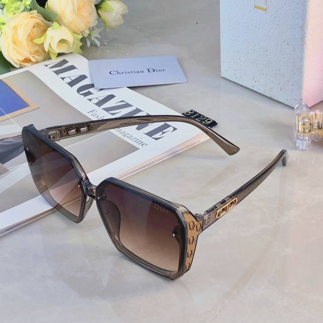 Dio*2025 new personalized high-end sunglasses for women HD street shot makeup-fr