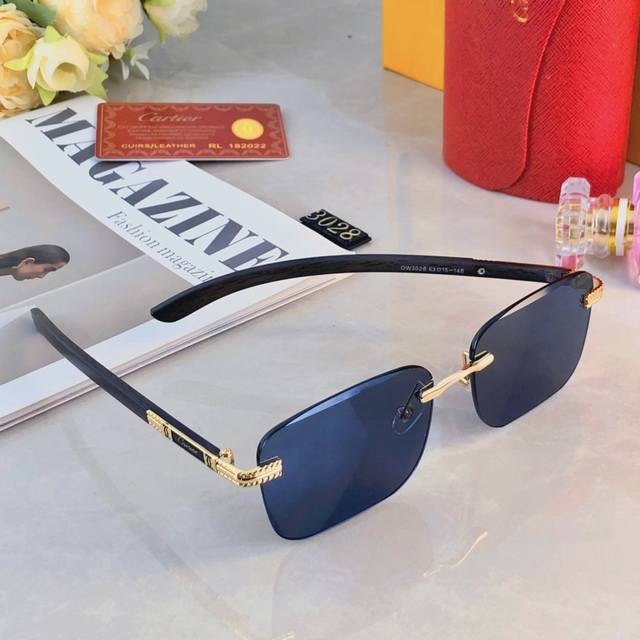 Cartie*Fashionable sunglasses frameless handsome fashion new high-end frameless