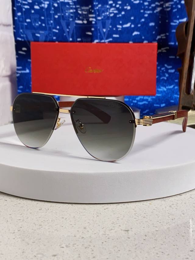 Cartier Cartier vintage double beam myopia sunglasses anti-ultraviolet large fac