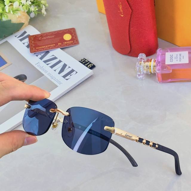 Cartie*2025 new high-value versatile simple sunglasses street style sunglasses c