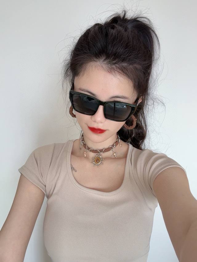 Lv 2025 new women's square frame sunglasses driving sunglasses new sunglasses fa
