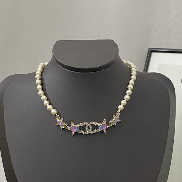 Chanel necklace hot-selling models are back in stock at Zp counters Chan 23 colo