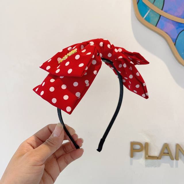 with packaging Chanel Chanel's new Chanel style polka dot bow exquisite headban