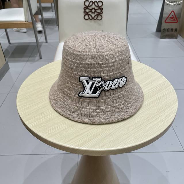 Louis Vuitton baseball cap Louisvuitton knitted fisherman hat women's autumn and