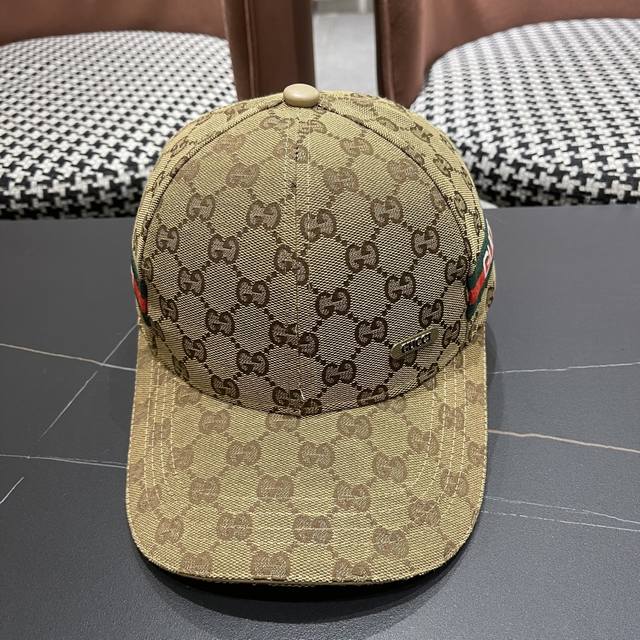 Gucci new original baseball cap, North Face embroidery! 1:1 counter, imported ca