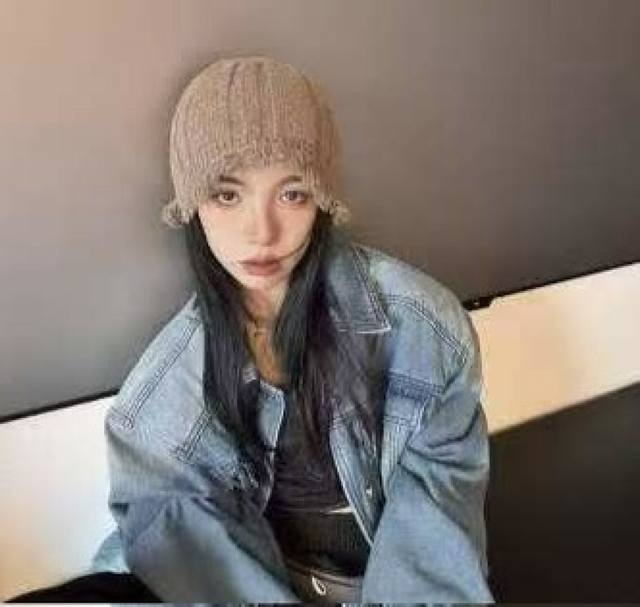 Chanel, 2025 Korean style raw edge knitted fisherman hat for women in autumn and