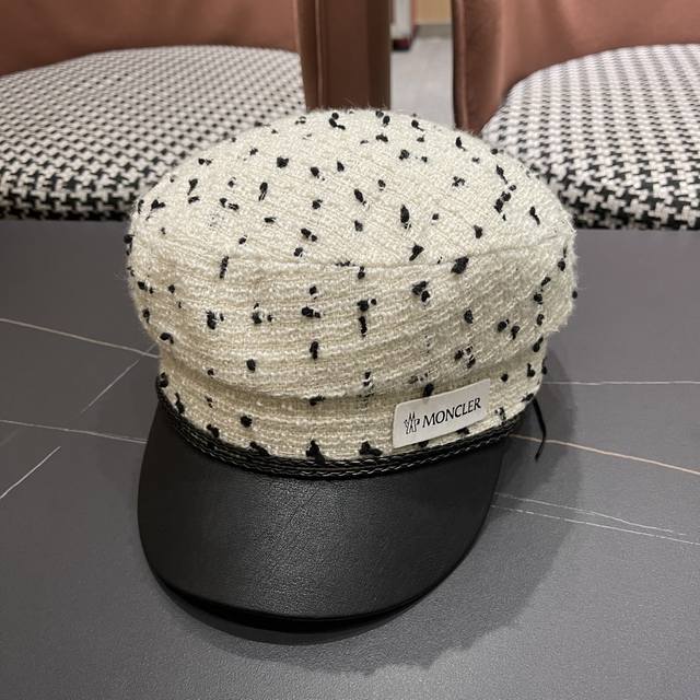 Moncler beret women's 2025 autumn and winter new Japanese style large head circu