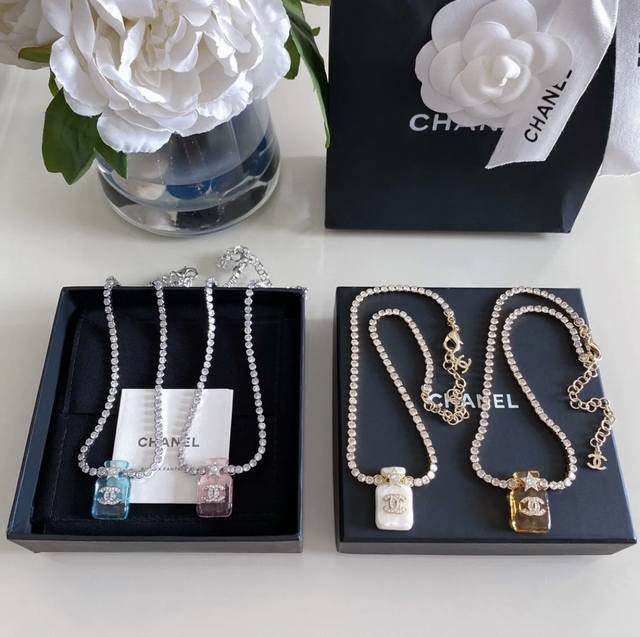 Chanel Necklace Choker Jewelry Premium Perfume Bottle Necklace We pre-sell this