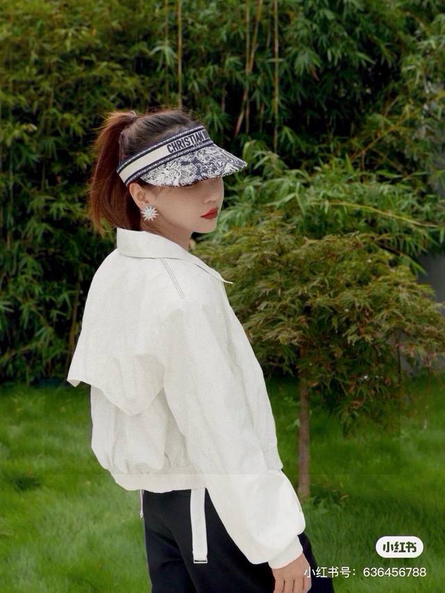 Dior hollow top straw hat, sun hat, sun headband, official style DDD