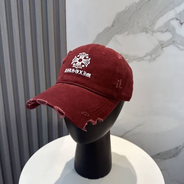 Chrome Hearts 25 new baseball cap, personalized fashion classic cross logo, cas