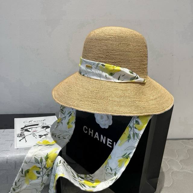 Gucci's new Raffia straw hat, pure hand-crocheted, high-end custom made, head ci