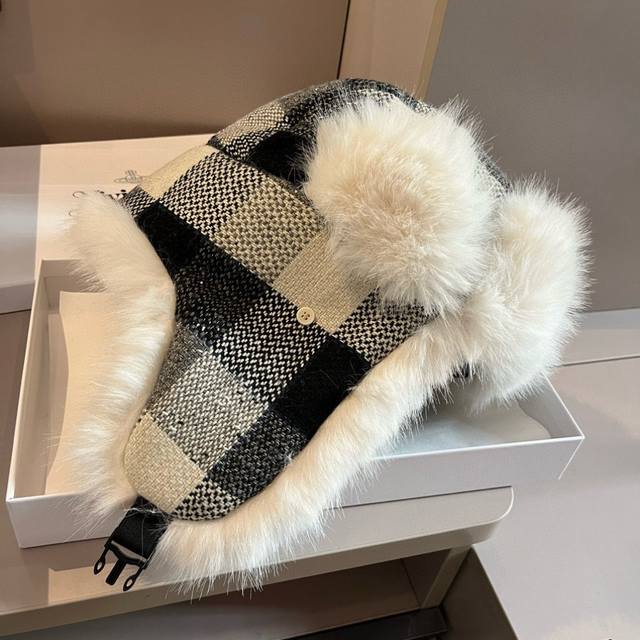 Prada new ear protection Lei Feng hat DDD