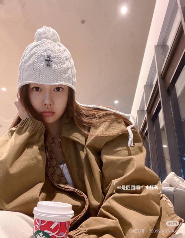 Chrome Hearts new knitted earmuffs, high-end custom DDD