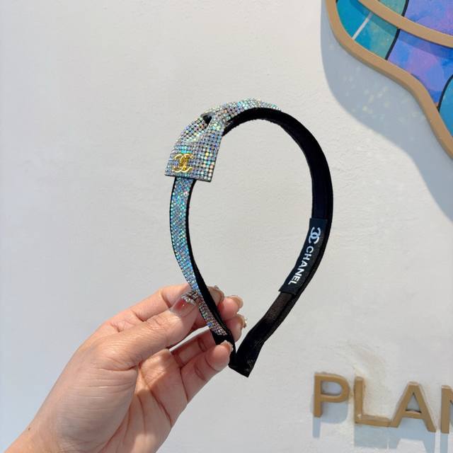 with packaging Chanel Chanel new European and American trend diamond headband,