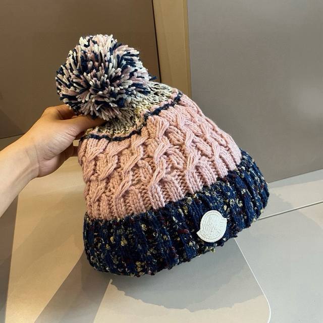 Moncler new woolen hat running volume model DDD