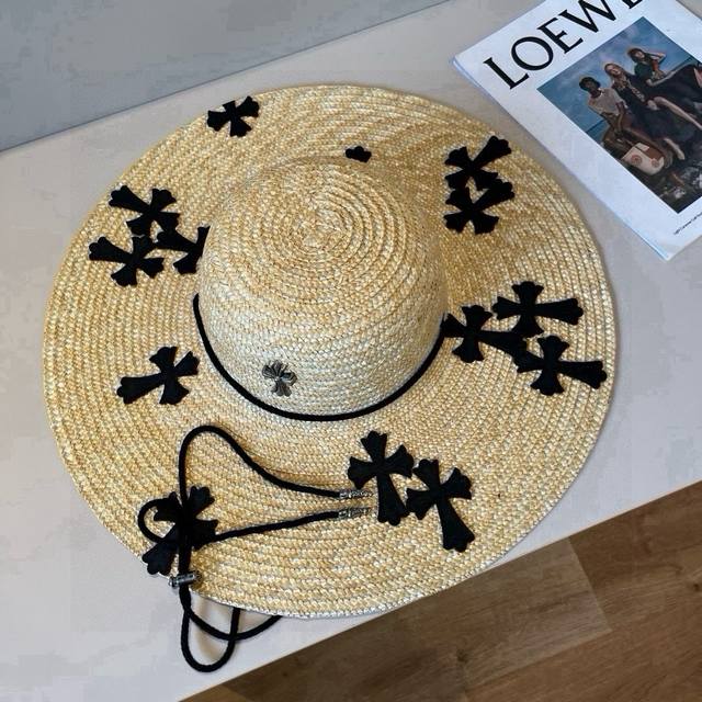 Chrome Hearts official straw hat, official one-to-one mold customization, head