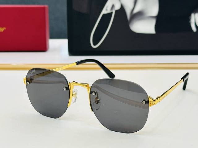 Cartie* Cartie sunglasses Ct0459S Size: 53/21-145 Exquisite electroplating craft