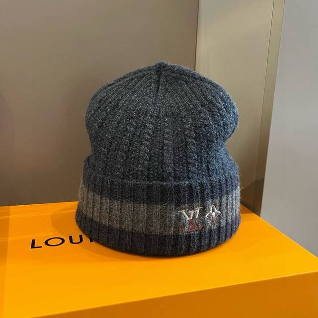 Lv Louis Vuitton new woolen hat, men's woolen DDD