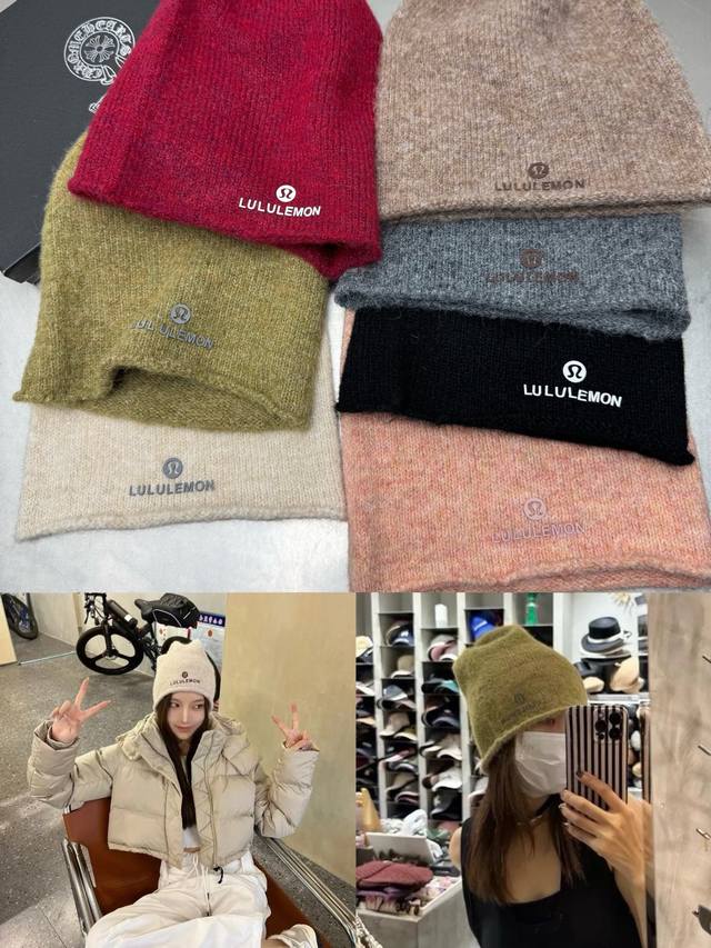 Internet celebrity hot style Lulu wool pile hat DDD