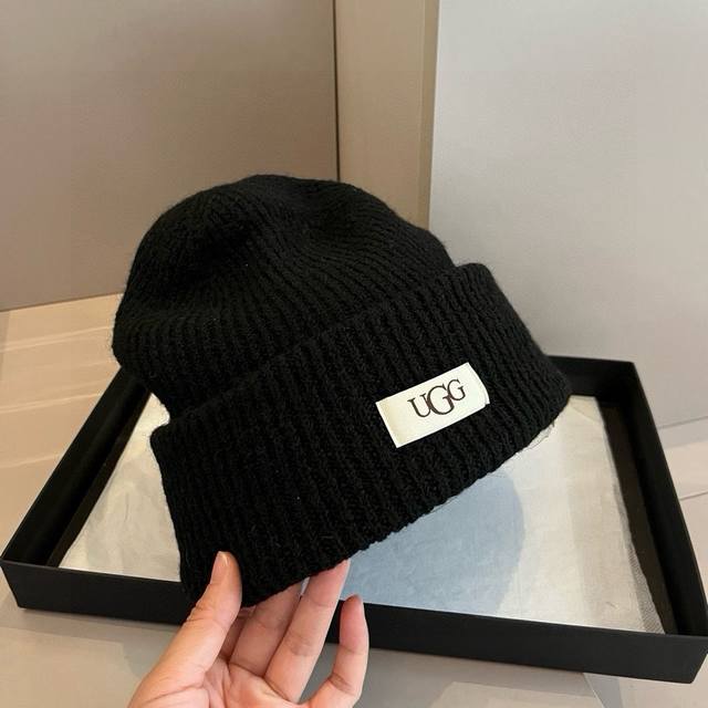 Ugg new knitted wool hat running volume model DDD