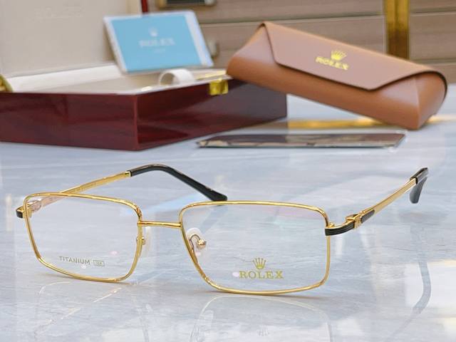 Role* New Rolex Eyeglass Frame, Titanium Frame Model: SS1154, Size: 55/17-143 DD