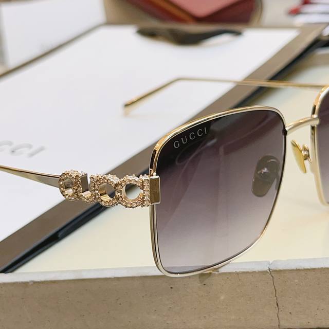 Gucc* Gucci new sunglasses, high quality Model: Gg1937S, Size: 54 16-125 DDD