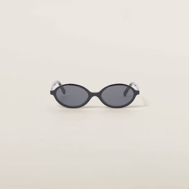 High version version upgraded to flat lens Miumiu Smu04Z "nerd" glasses are her
