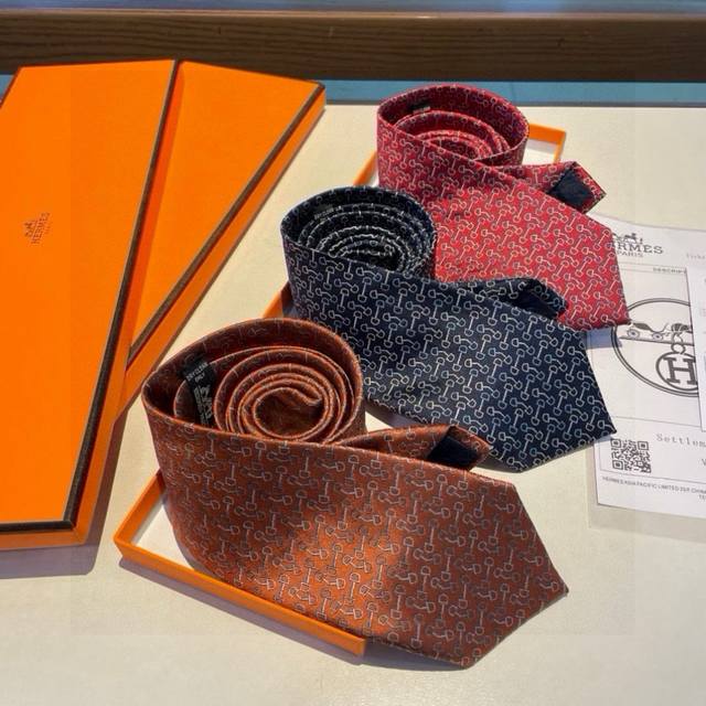 Top quality H brand men's new tie series, rare H brand releases a thousand diffe
