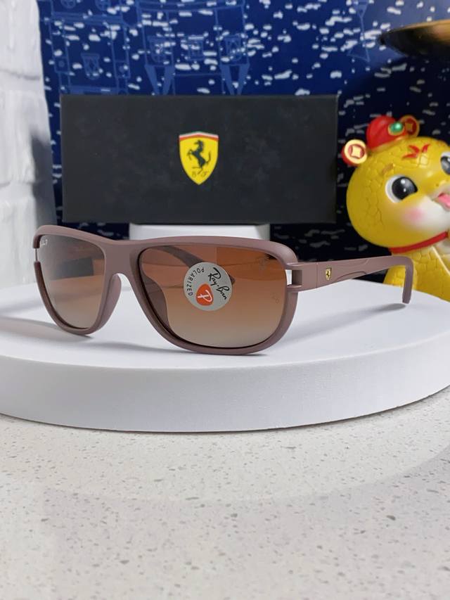 Rayban Ferrari co-branded sunglasses goggles for men and women, universal retro