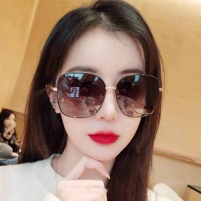 Dior-Dior 2025 Spring New Trend Hot Style Fashion Square Frame Polarized Sunglas