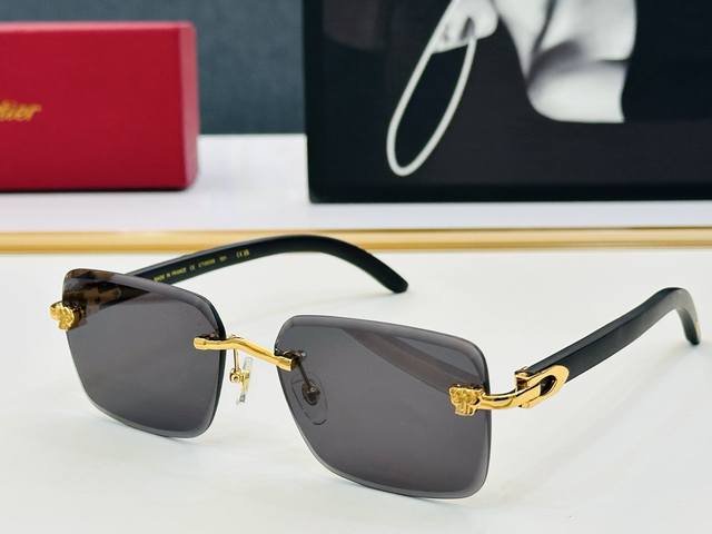 New Cartier Model: Ct0609S Size: 59 17-143 High quality brand iconic strong XL