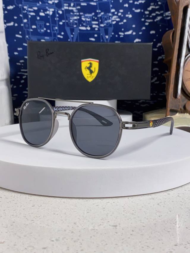 Rayban Ferrari co-branded metal plate oval frame sunglasses for women The Padkyl