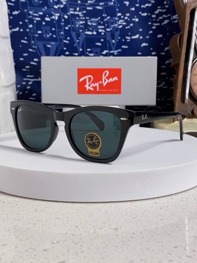 Rayban 2025 new tempered glass sunglasses for men large frame sunglasses sunshad