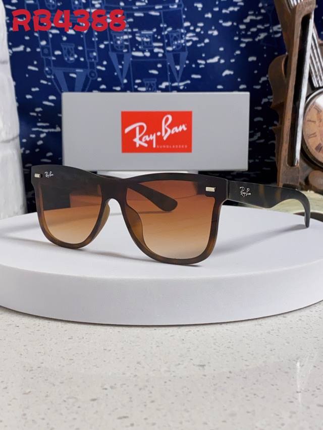 Rayban 2025 new European and American retro square one-piece large frame colorfu