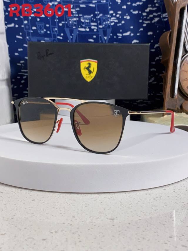 Rayban sunglasses aviator style metal frame men's and women's fashion trend sung