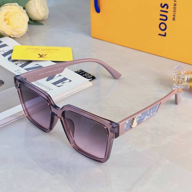 Louis Vuitto*European and American Internet celebrity sunglasses square street s