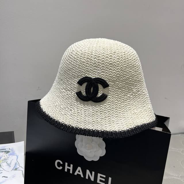 Chanel knitted bucket hat, head circumference 57cm DDD